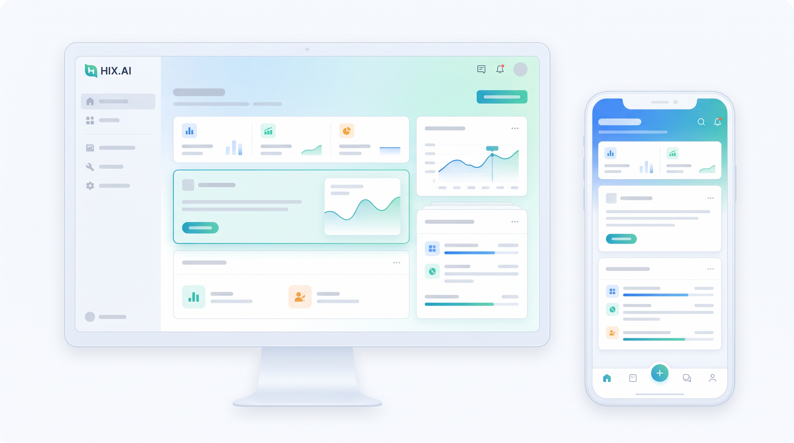 HIX.AI across devices